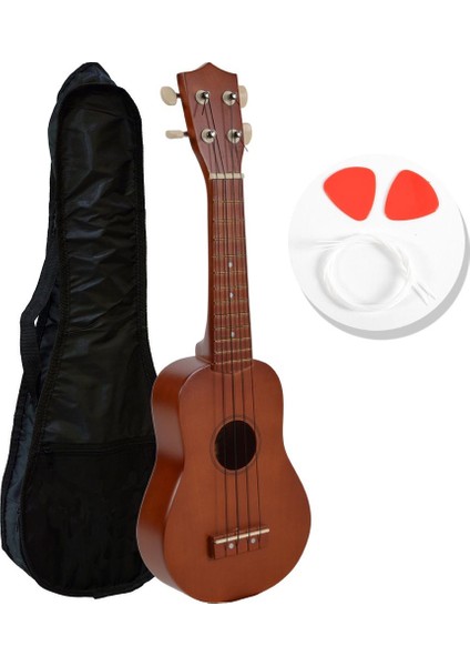 KA325BRN Ukulele Seti Soprano