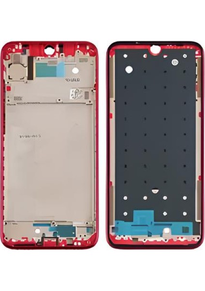 Xiaomi Redmi Note 7 Full Kasa Arka Kapak Takım Kırmızı
