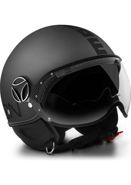 Momodesign Fgtr Evo Mono Titanium Frost Black Açık Kask