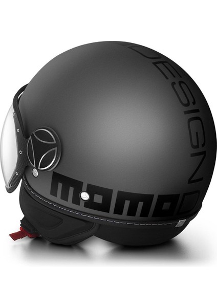 Momodesign Fgtr Evo Mono Titanium Frost Black Açık Kask