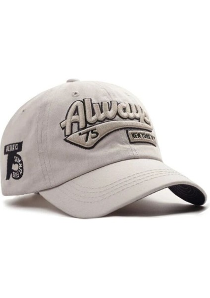 Always Logolu Pamuklu Spor Kep Beyzbol Erkek Kadın Şapka
