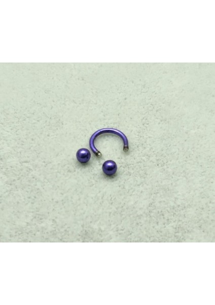 316L Cerrahi Çelik Piercing 6 mm Diş,dudak,kıkırdak,tragus,kaş,kulak Smiley PİERCİNG-0VP138