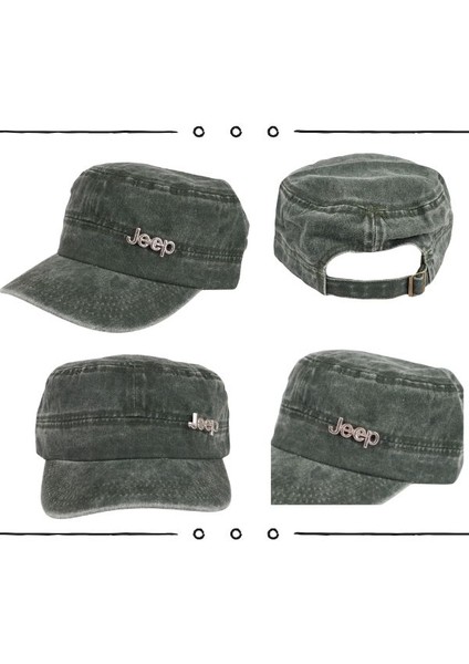 Yıkamalı Pamuklu 2024 Castro Kasket Jeep Şapka