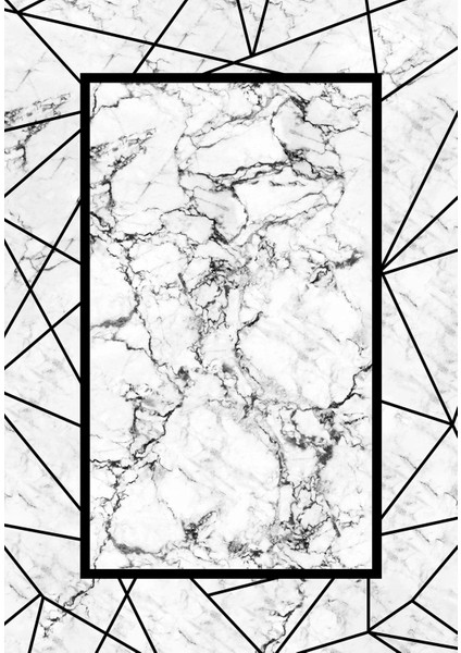 Dijital Baskılı Kaymaz Taban Yıkanabilir Mermer Desen Üçlü Yatak Odası Takımı, Mermer-11-Siyah, fiyatları