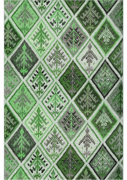 Dijital Baskılı Kaymaz Taban Yıkanabilir Patchwork Üçlü Yatak Odası Takımı, Patchwork-08-Yeşil, fiyatları