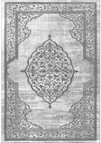 Dijital Baskılı Kaymaz Taban Yıkanabilir Klasik Desen Üçlü Yatak Odası Takımı, Klasik-15-Gri, fiyatları