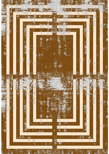 Çerçeve Desen Dijital Baskılı Kaymaz Yıkanabilir Üçlü Yatak Odası Takımı, Çerçeveli-15-Kahve, fiyatları