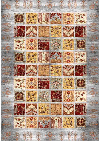 Etnik Desenli Dijital Baskılı Kaymaz Taban Yıkanabilir Üçlü Yatak Odası Takımı, Etnik-18-Renkli, fiyatları