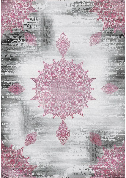 Modern Şık Dijital Baskılı Kaymaz Taban Yıkanabilir Üçlü Yatak Odası Takımı, Modern-06-Pembe, fiyatları