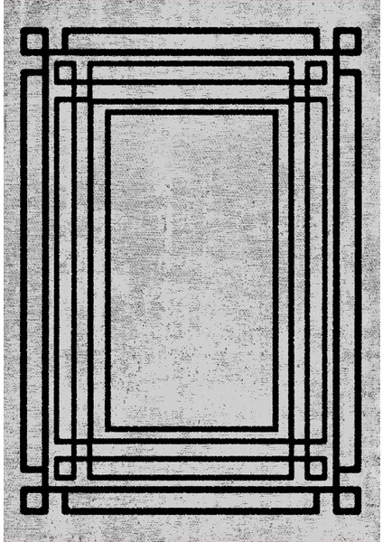 Çerçeve Desen Dijital Baskılı Kaymaz Yıkanabilir Üçlü Yatak Odası Takımı, Çerçeveli-08-Gri, fiyatları