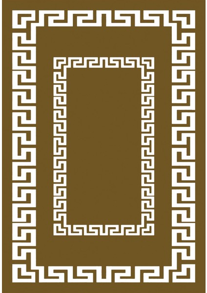 Çerçeve Desen Dijital Baskılı Kaymaz Yıkanabilir Üçlü Yatak Odası Takımı, Çerçeveli-47-Kahve, fiyatları