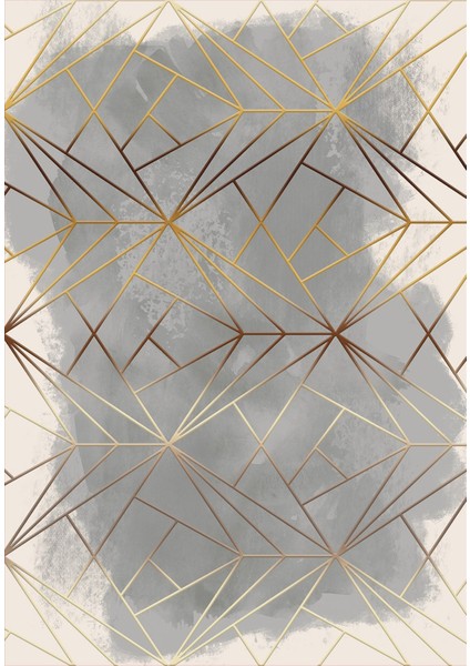 Modern Şık Dijital Baskılı Kaymaz Taban Yıkanabilir Üçlü Yatak Odası Takımı, Modern-44-Gold, fiyatları