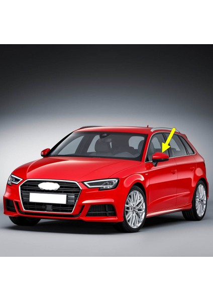 Audi A3 Sportback 2017-2020 Sol Dış Dikiz Ayna Kapağı 8V0857527D