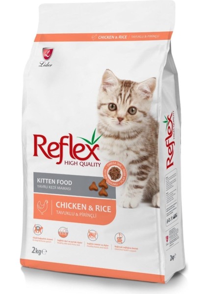 Kitten Tavuklu Pirinçli Yavru Kedi Maması 2 kg x 2 Adet fiyatları