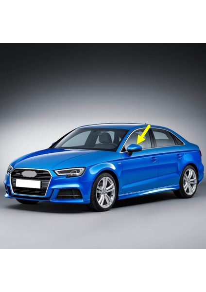Audi A3 Sedan 2017-2020 Sol Dış Dikiz Ayna Kapağı 8V0857527D
