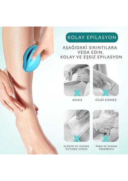 Crystal Eraser Epilasyon Aleti Tüy Silgisi Tüy Alıcı Fiziksel Kristal Epilatör indirimleri