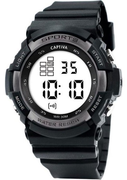 30 mt Suya Dayanıklı Digital Alarm-Kronometre-Led Işık Spor Kasa Çoçuk Kol Saati CPT.X031