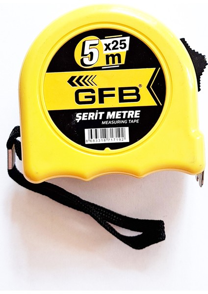 Bgc Marka Kemer Askılı Şerit Metre 5102 25 mm 5 mt