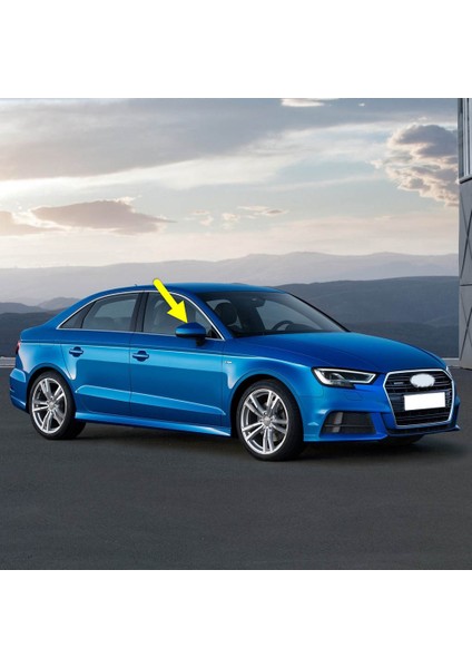 Audi A3 Sedan 2017-2020 Sağ Dış Dikiz Ayna Kapağı 8V0857528D