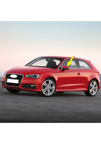 Audi A3 Hb 2013-2016 Sol Dış Dikiz Ayna Kapağı 8V0857527D