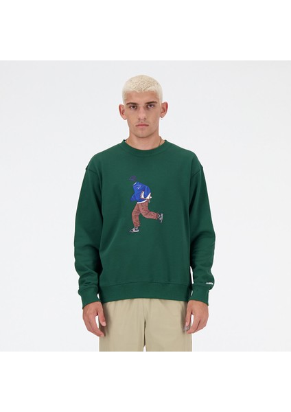 MT41538 Yeşil Erkek Sweatshirt