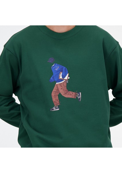 MT41538 Yeşil Erkek Sweatshirt