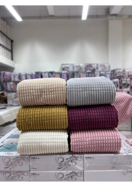 Merinos Modern Line 3 Parça Battaniye Seti modelleri