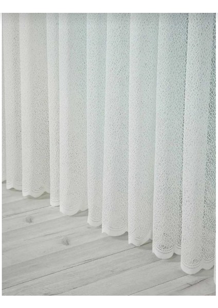 Buz Kırığı Desen 1/3 Sık Pile Lüks Tül Perde fiyatları