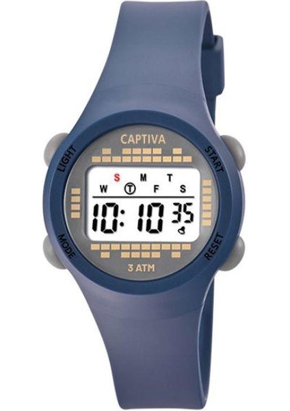 30 mt Suya Dayanıklı Digital Alarm-Kronometre-Led Işık Spor Kasa Çoçuk Kol Saati CPT.X078
