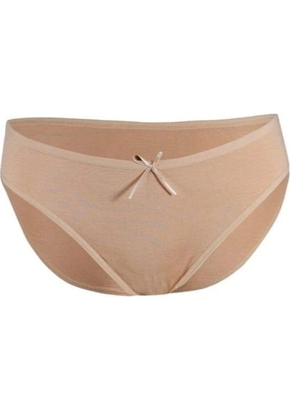 3913 Kadın Bambu Likralı Bikini Külot 6 Adet