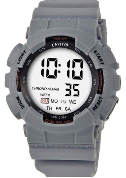 30 mt Suya Dayanıklı Digital Alarm-Kronometre-Led Işık Spor Kasa Çoçuk Kol Saati CPT.X082