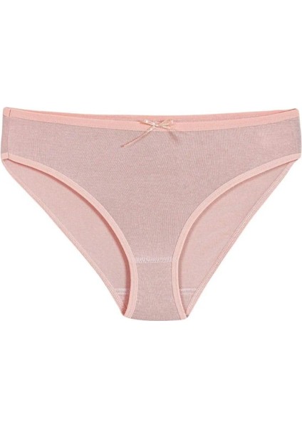 3914 Kadın Bambu Likralı Bikini Külot 6 Adet