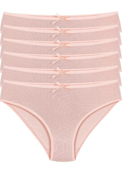 3914 Kadın Bambu Likralı Bikini Külot 6 Adet fiyatları