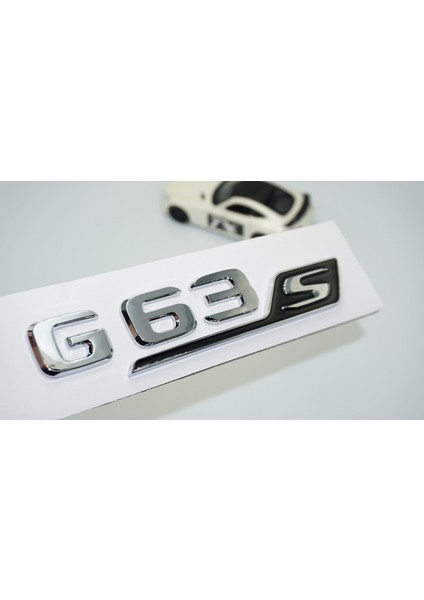 Dk Tuning G63S Bagaj Krom Siyah Abs 3m 3D Yazı Logo Benz Ile Uyumlu