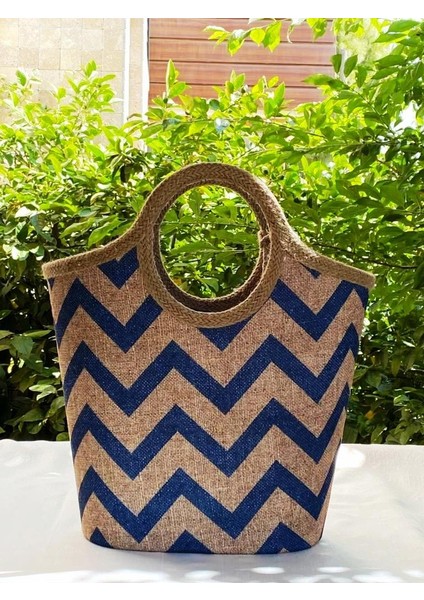 Plaj Bags Plaj Çantası Lacivert Zigzag fiyatları