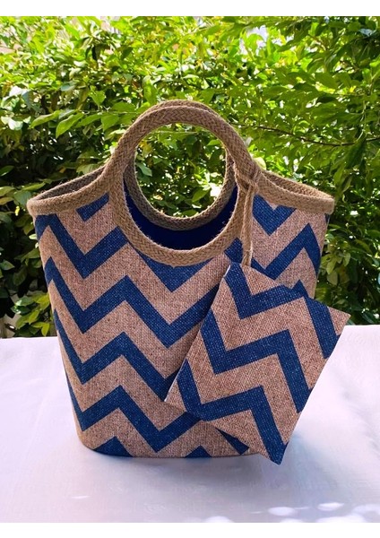 Plaj Bags Plaj Çantası Lacivert Zigzag modelleri