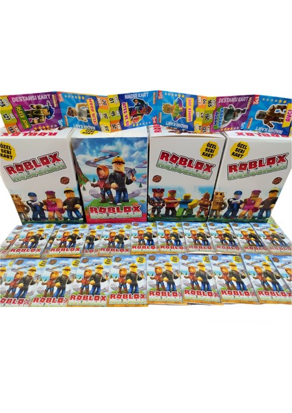 Roblox Özel Seri Kartları (10 Poşet 20 Kart) Jokeri Bul Hediyeyi Kazan Roblox Oyun Kağıtları