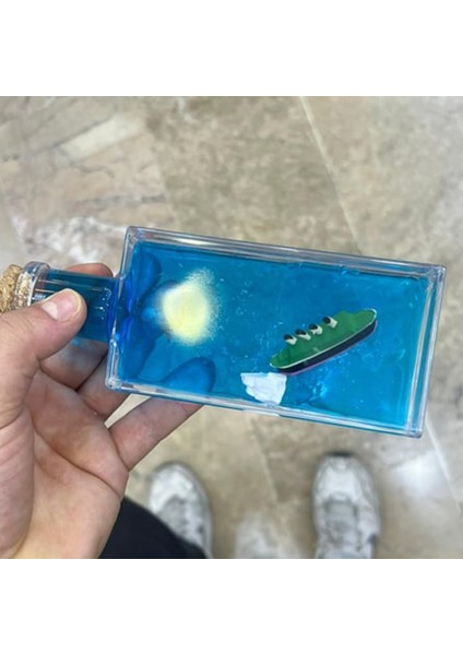 Dekoratif Şişe Şeklinde Batmayan Gemi Akvaryum Biblosu modelleri