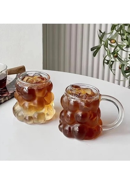 Kulplu Üzüm Desenli Borosilikat Cam Bardak Isıya Dayanıklı Borosilikat Kulplu 1ADET Pipet fiyatları