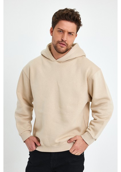 Bej Hoodie, Oversize Sweatshirt, Erkek Hoodie indirimleri