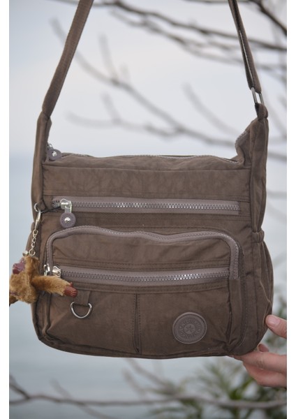 Toprak Kırinkıl Çok Bölmeli Çok Gözlü Suya Dayanıklı Çapraz Postacı Çantası modelleri
