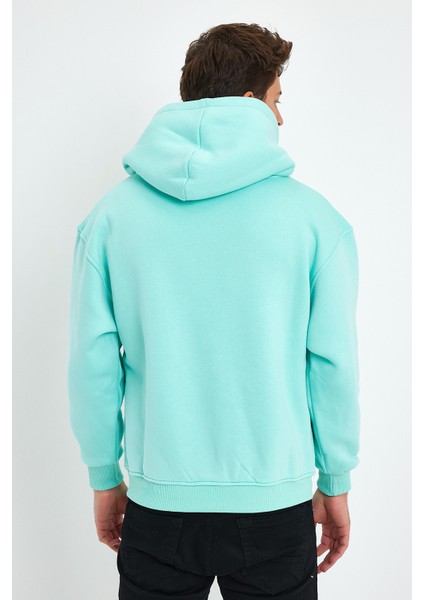 Açık Mavi Hoodie, Oversize Sweatshirt, Erkek Hoodie, Kanguru Cep Kapüşonlu fiyatları