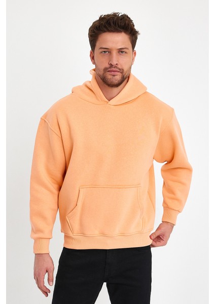 Yavru Ağzı Hoodie, Oversize Sweatshirt, Erkek Hoodie, Kanguru Cep Kapüşonlu