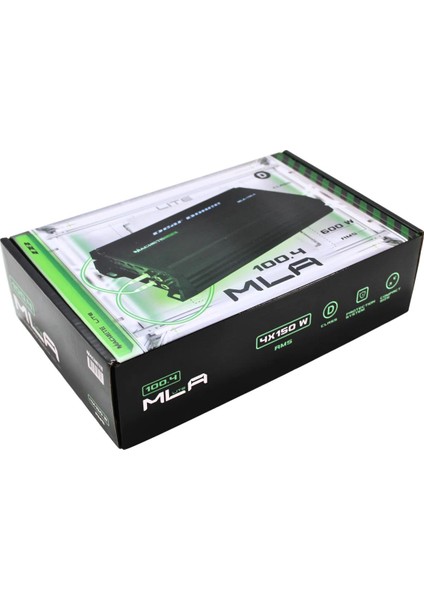 Deaf Bonce Machete MLA-100.4 4X100RMS 4 Kanal Profesyonel Oto Amfi