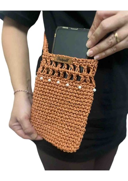 Lüx El Örgüsü Kağıt Ip Omuz Telefon Çantası fiyatları