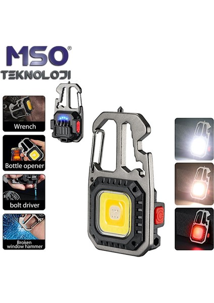 Outdoor VIP Kalite Multifonksiyonel Karabina & LED Fener