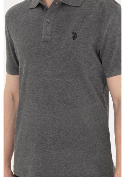 1792406 GTP04IY024 Erkek T-Shirt Antrasit Melanj fırsatları