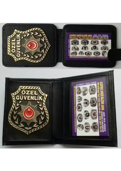 2AD,ÖZEL Güvenlik Rozetli Cüzdanı Al.sadece Özel Güvenlik Görevlisi Satın Alabilir.sivile Satılmaz. modelleri