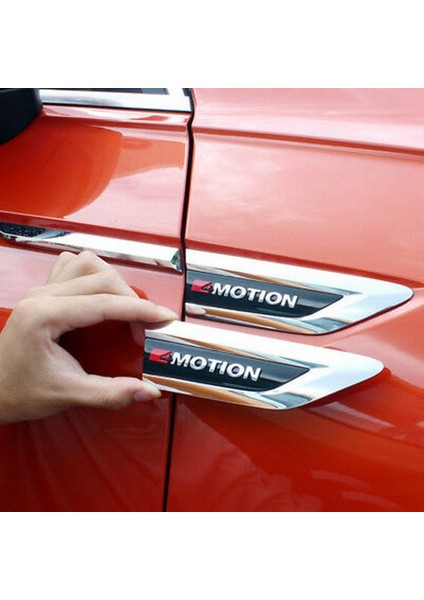 Volkswagen Tiguan 4motion Yan Çamurluk Krom Bıçak Logo