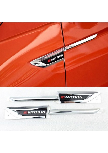 Volkswagen Tiguan 4motion Yan Çamurluk Krom Bıçak Logo